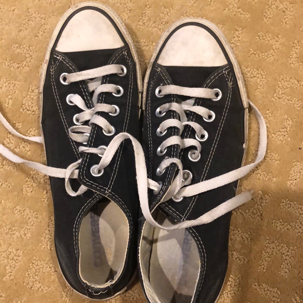black converse